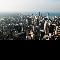 Chicago skyline from a top the Willis Tower.
